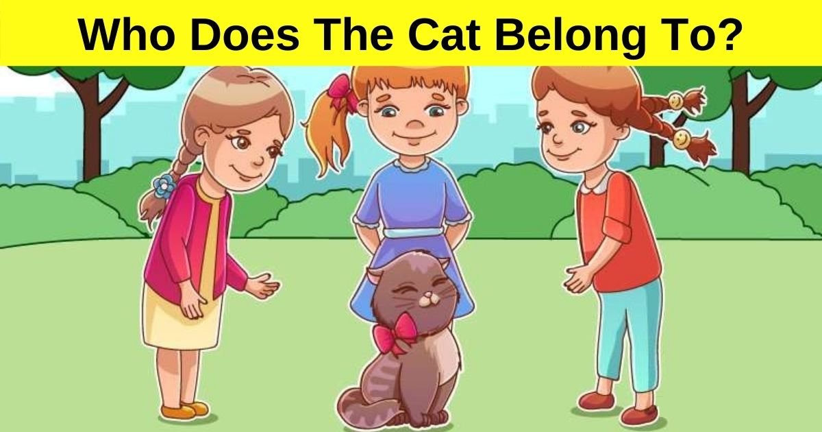 who does the cat belong to.jpg?resize=1200,630 - 85% Of Viewers Couldn't Figure Out Who The Cat Belongs To! But Can You?