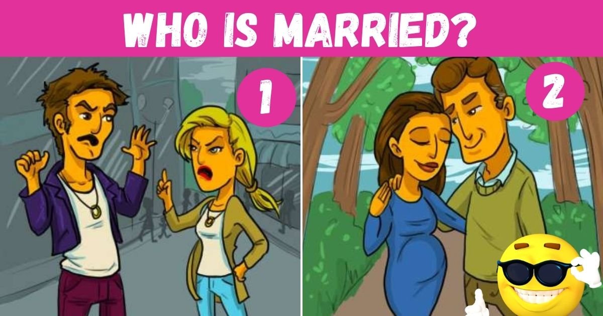 who is married.jpg?resize=412,232 - Can You Figure Out Which Of These Couples Is Married? Think Twice Before Answering!