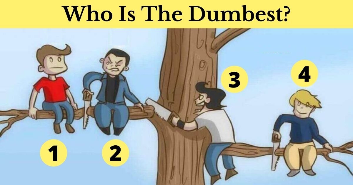 who is the smartest.jpg?resize=412,275 - Which Of These Guys Is The Dumbest? Look Closely At What They’re Doing Before You Answer!