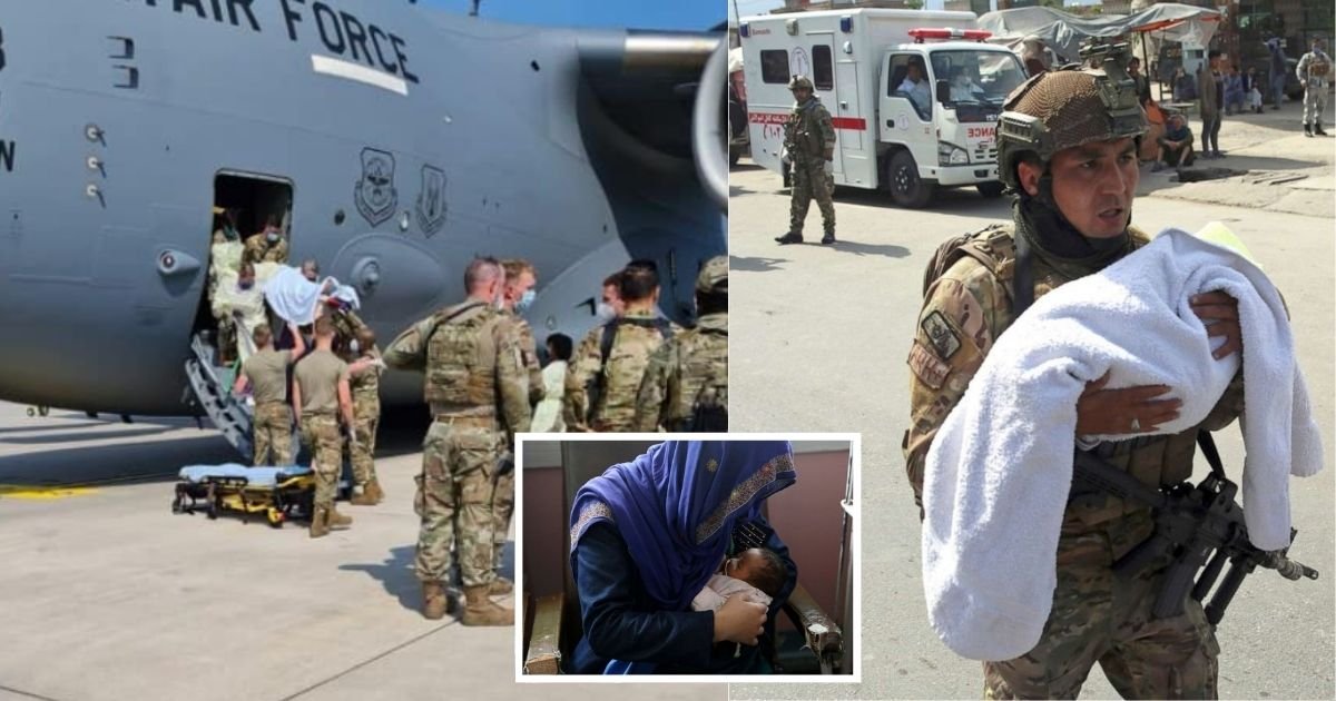 afp 4.jpg?resize=1200,630 - Afghan Mother Gave Birth During Evacuation Flight From Kabul With The Baby Delivered Aboard The Aircraft