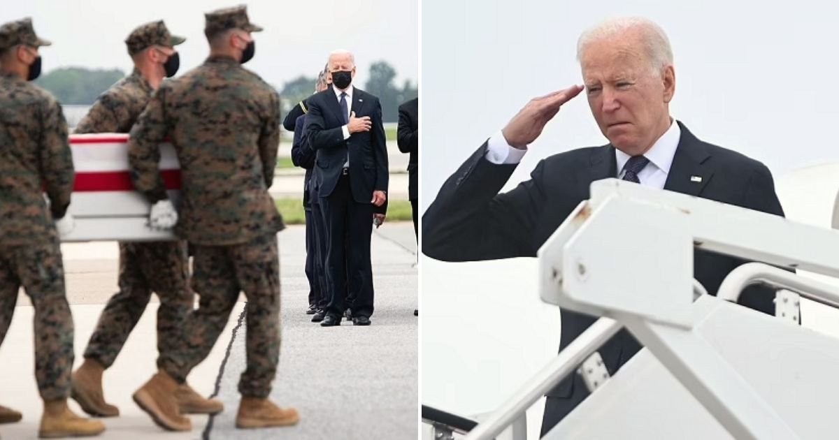 biden5.jpg?resize=1200,630 - Biden Salutes Coffins Of 13 Fallen Marines As One Grieving Mother Calls Him A 'Dementia-Ridden Piece Of Cr*p'