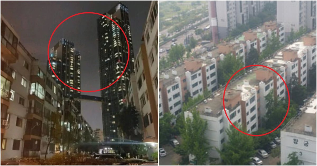 collage 199.png?resize=412,232 - '고층 아파트 사이에 낡은 아파트'라고 사람들은 알고 있지만, 두 개의 아파트의 진실