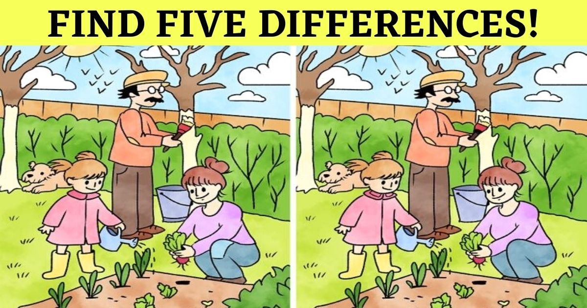 find five differences.jpg?resize=412,275 - How Quickly Can You Spot All Five Differences In This Picture?