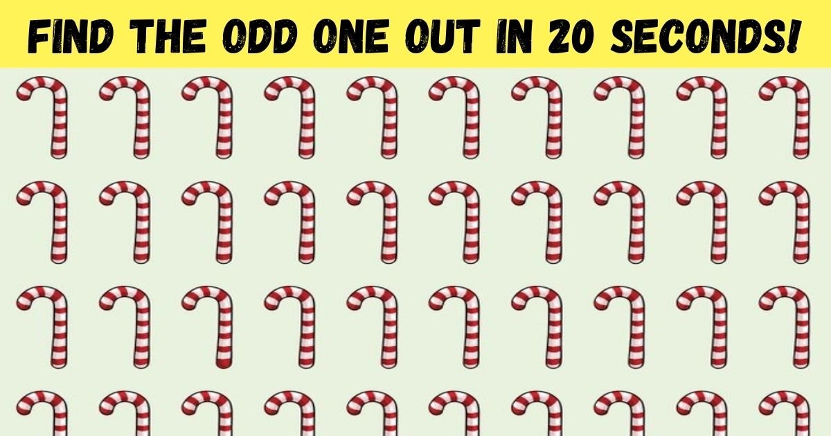 find the odd one out in 20 seconds.jpg?resize=1200,630 - Can You Spot The Odd One Out In Just 20 Seconds? 90% Of Participants Couldn't!