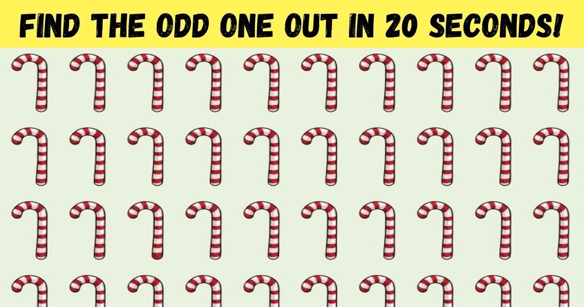 find the odd one out in 20 seconds.jpg?resize=412,275 - Can You Spot The Odd One Out In Just 20 Seconds? 90% Of Participants Couldn't!