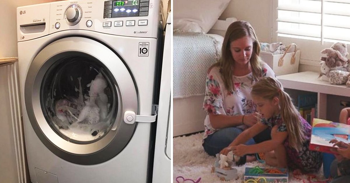 q1 56 1.jpg?resize=1200,630 - Mum's Heartbreaking Warning As 3-Year-Old Gets Stuck In Water-Filled Washing Machine