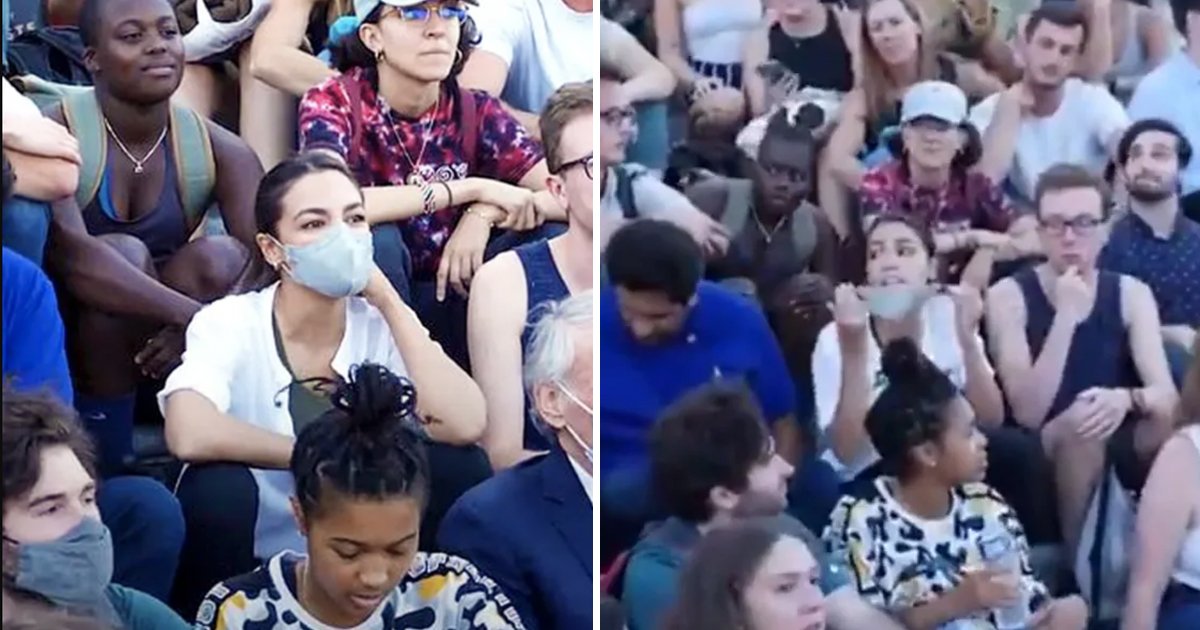 q1 57.jpg?resize=412,275 - Rep. AOC Slammed For Putting On Mask For Photo & Then REMOVING It Minutes Later