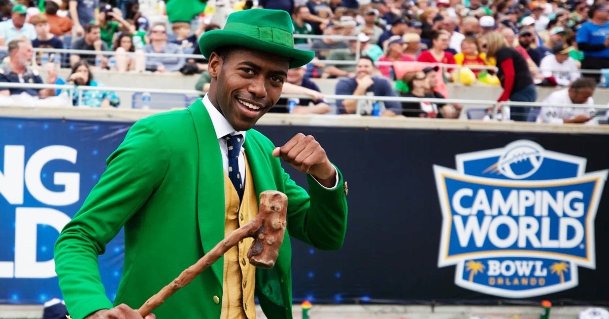 q3 57 2.jpg?resize=412,275 - New Survey Says Notre Dame's Leprechaun Mascot Is The Most OFFENSIVE In College Sports