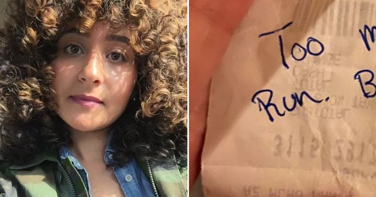 run.jpg?resize=412,232 - Woman Receives A Note From A Total Stranger Telling Her To 'RUN' From The Man She Was Talking To
