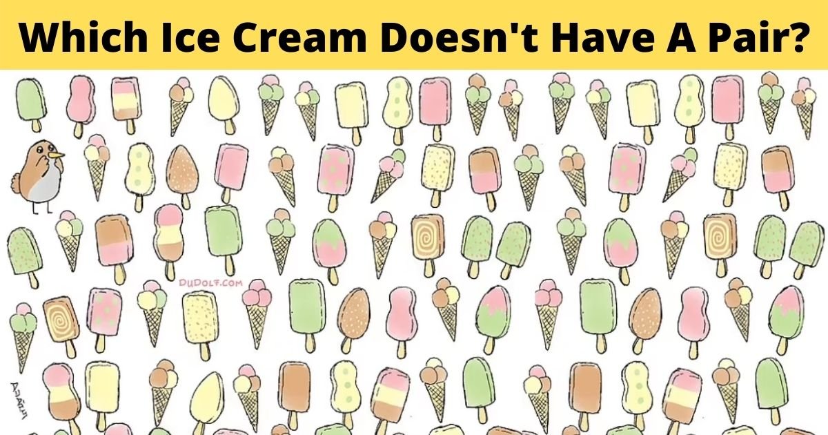 smalljoys 26.jpg?resize=1200,630 - One Ice Cream Doesn't Have A Pair, But Can YOU Spot Which One?