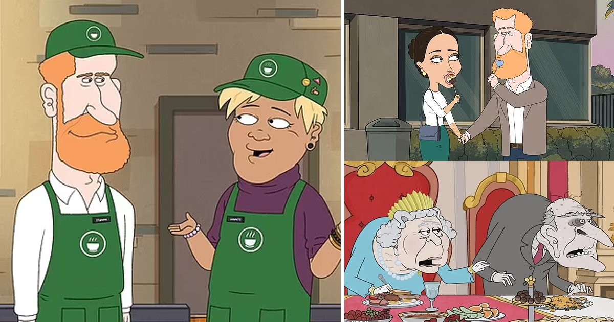 t1 77.jpg?fit=1024%2C538&ssl=1&strip=all - Cruel Royal Family Cartoon 'The Prince' Mocks Harry As A 'Dumb' Coffee Shop Worker