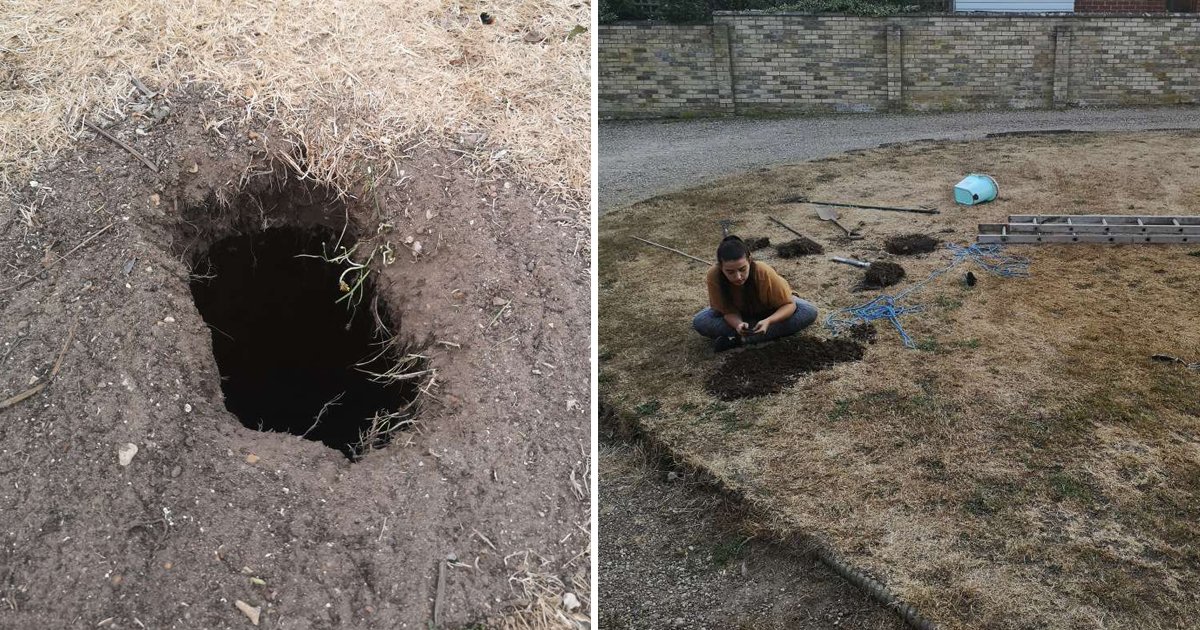 t3 88 1.jpg?resize=1200,630 - Man Makes Chilling Discovery As Giant-Sized Mysterious 'Hole' Appears In Backyard