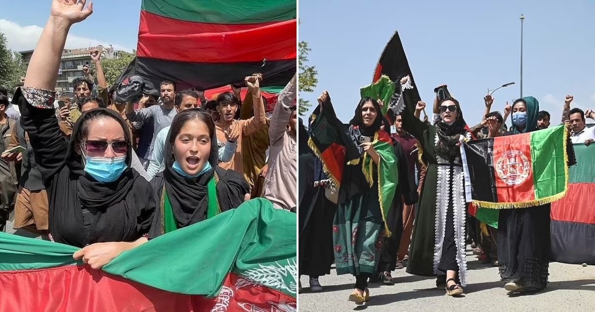 untitled design 11 2.jpg?resize=1200,630 - Thousands Of Women Take To The Streets In Defiance Of The Taliban To Mark Afghanistan’s Independence Day