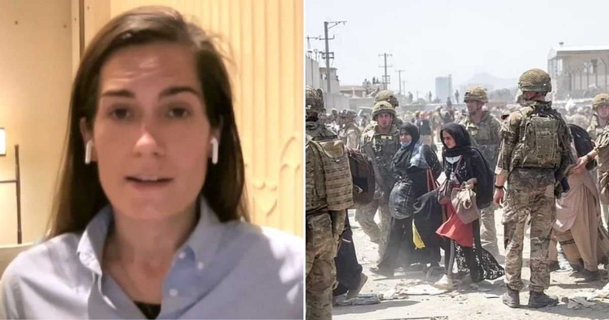 untitled design 19 3.jpg?resize=412,232 - American Reporter Is Rescued By British Soldiers After US Troops Get Banned From Leaving The Security Perimeter At Kabul Airport