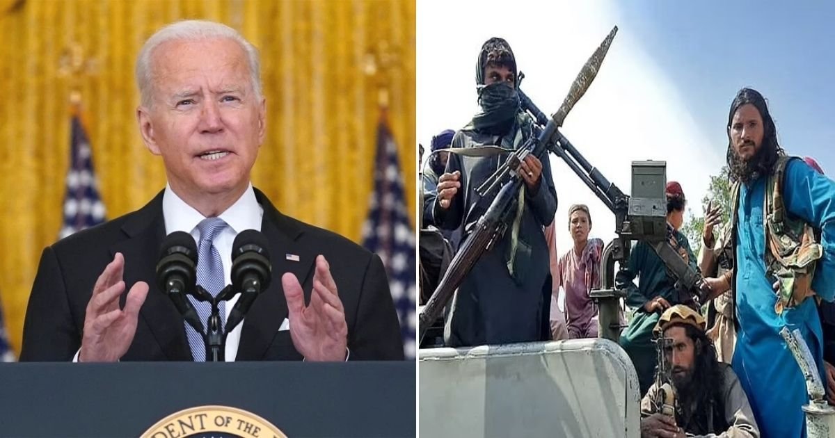 untitled design 24.jpg?resize=1200,630 - President Biden Blames Trump For The Disarray In Afghanistan As The Country Braces For Taliban Rule