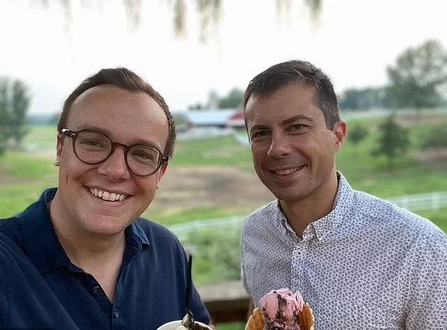 Transportation Secretary Pete Buttigieg And His Husband Chasten Welcome ...