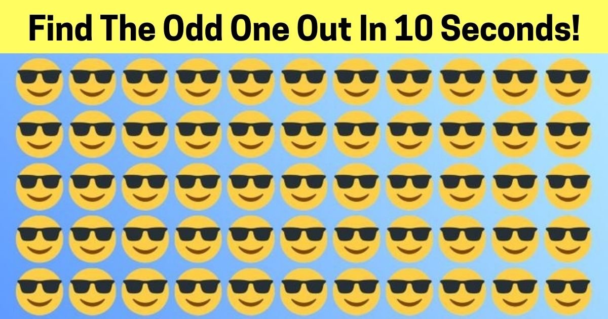 add a heading 1.jpg?resize=412,275 - 90% Of People Can't Spot The Odd One Out! But Can You Find The Different Emoji?