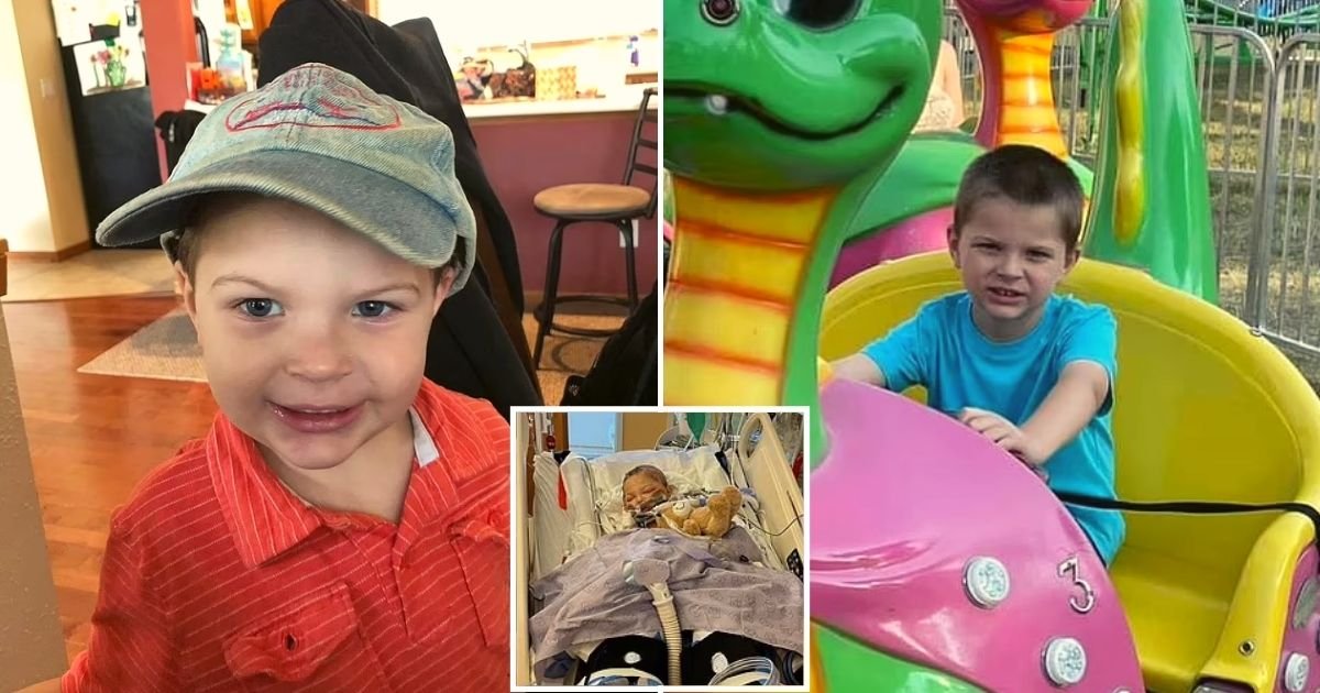 alex6.jpg?resize=412,232 - 6-Year-Old Boy Is Left Fighting For His Life After A 12-Inch Piece Of Steel From A Lawn Mower Struck Him In The Back Of His Head