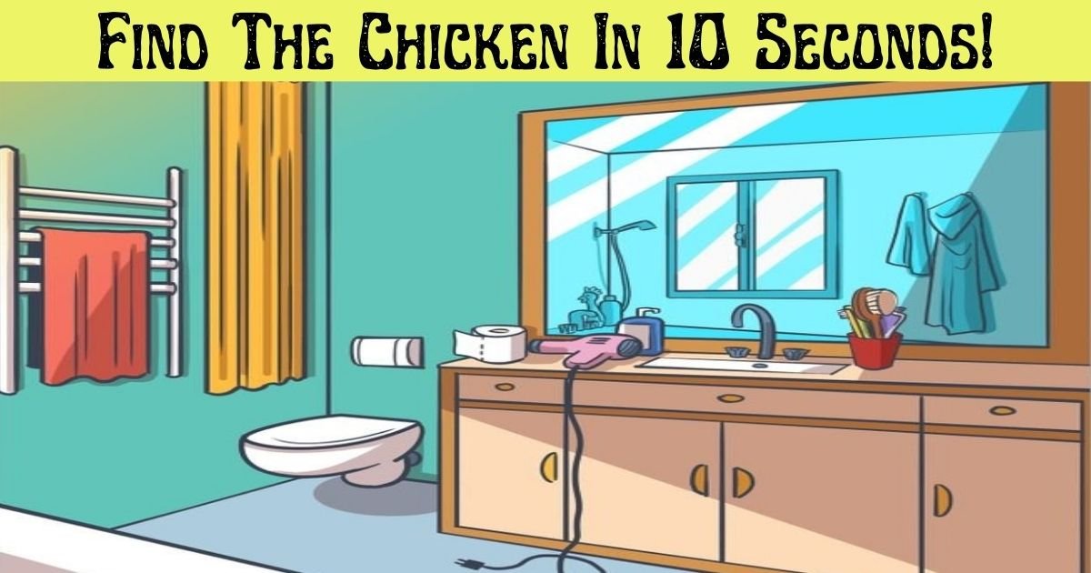 find the chicken in 10 seconds.jpg?resize=412,275 - 90% Of Viewers Couldn't Find The Chicken In This Picture! But Can You Spot It?