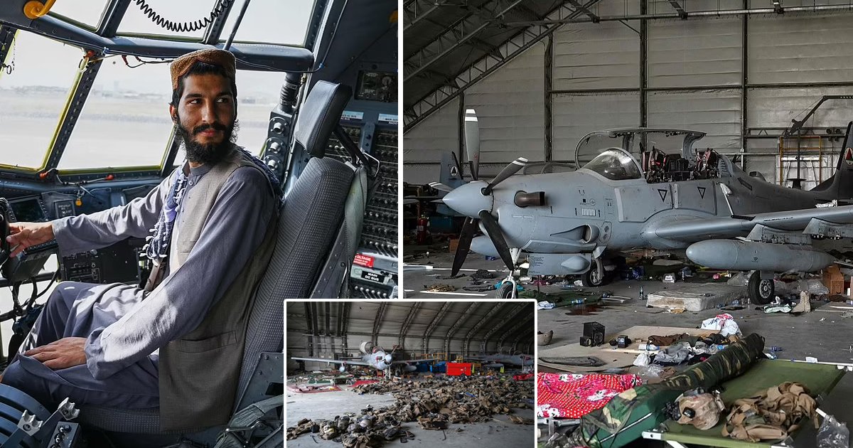 q3 63.jpg?resize=1200,630 - Taliban Feel 'Angry & Betrayed' As US Troops Destroy 73 Planes While Leaving Trash At Airport