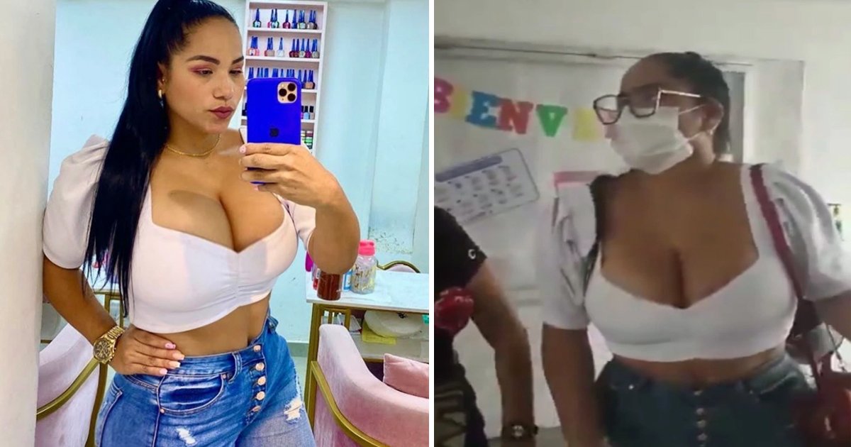 q7 4.jpg?fit=1024%2C538&ssl=1&strip=all - "I'm Pretty & I Won't Cover Up For Anyone!"- Mum Banned From Son's School For Showing Up In Low-Cut Top REFUSES To Change