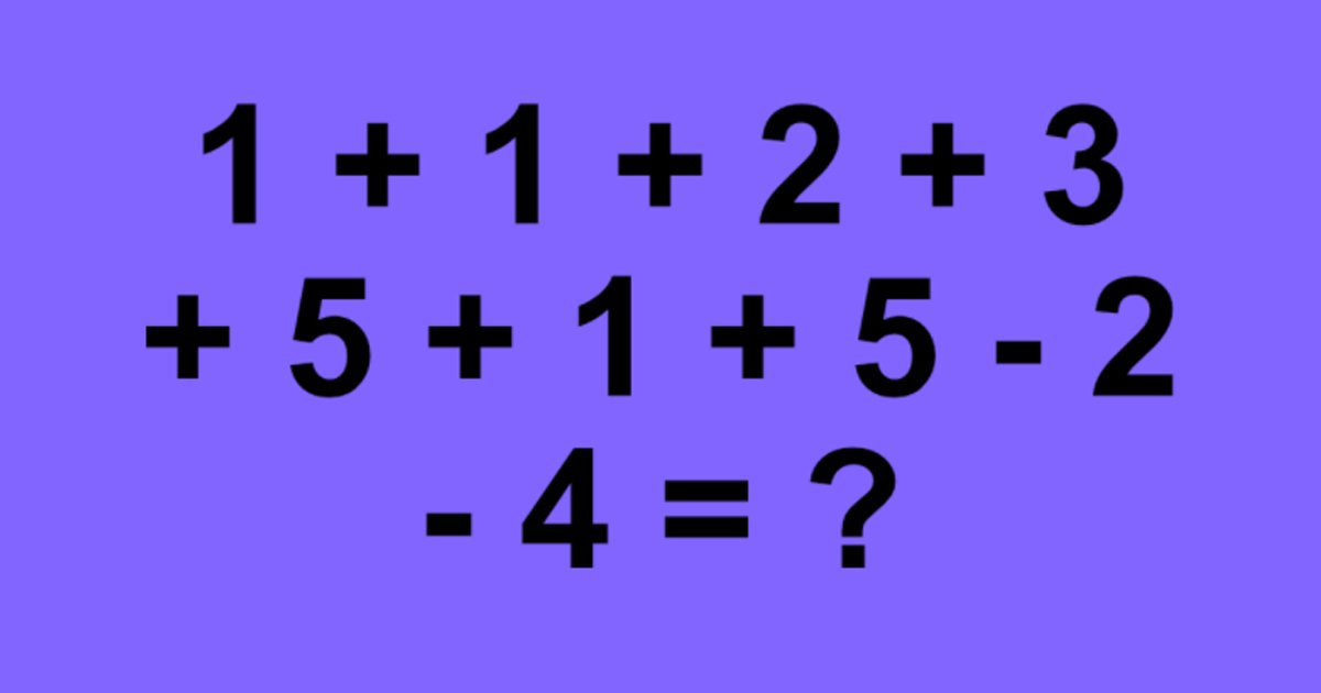 q8 3.jpg?resize=412,232 - This Math Riddle Is Stumping The Smartest Of People! Where Do You Stand?