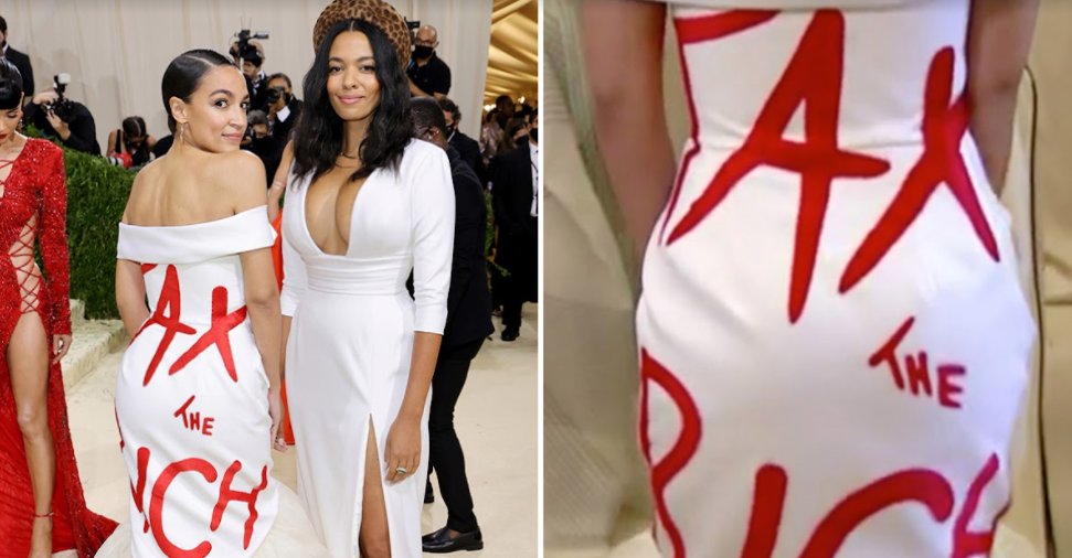 screenshot 2021 09 14 215616 2.png?resize=1200,630 - Alexandria Ocasio Cortez Wore A Borrowed Dress At The Met Gala 2021 But Faced Criticism For Her Hypocrisy