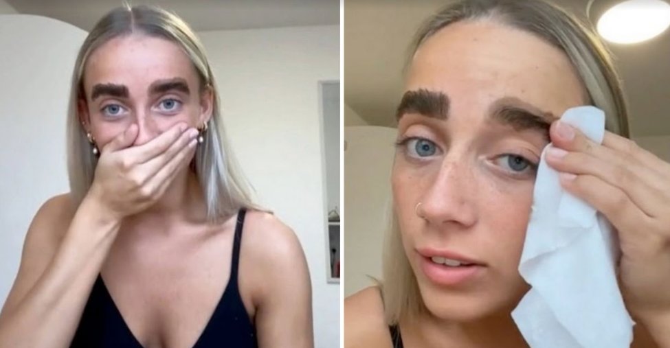 screenshot 2021 09 25 235916.png?resize=1200,630 - A Woman Had Her Fair Share Of DIY Beauty Disaster When Her Eyebrow Tint Application Went Wrong Giving Her A Devastated Look