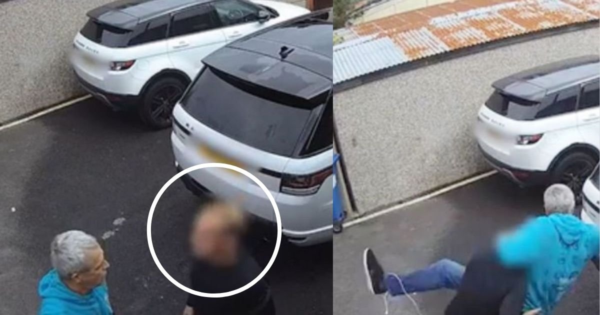 smalljoys 40.jpg?resize=412,275 - Terrifying Moment When 64-Year-Old Grandpa Was Body Slammed By A Man After An Argument About His Neighbor’s Car Was Caught On Security Camera