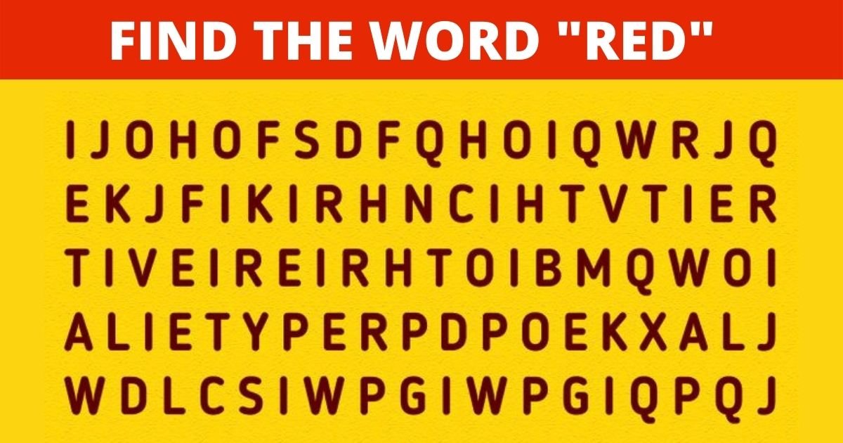 smalljoys 41.jpg?resize=412,275 - How Fast Can You Find the Word "RED" In This Visual Puzzle?