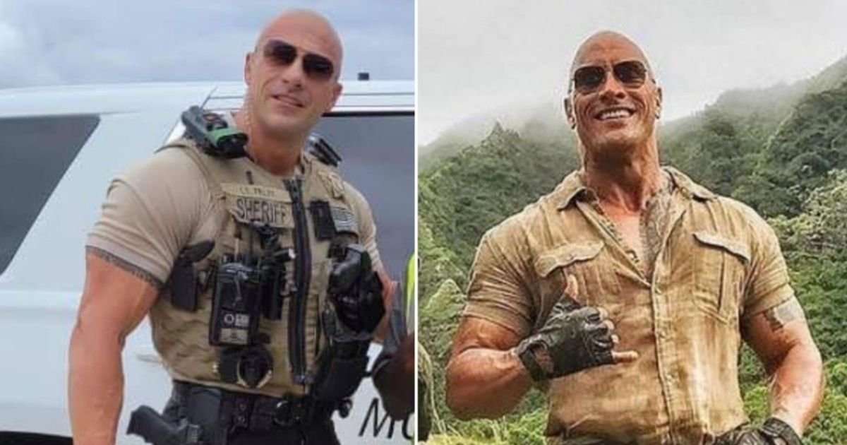smalljoys.jpg?resize=1200,630 - Dwayne “The Rock” Johnson Responds To Photos Of A Police Officer Who Looks EXACTLY Like Him