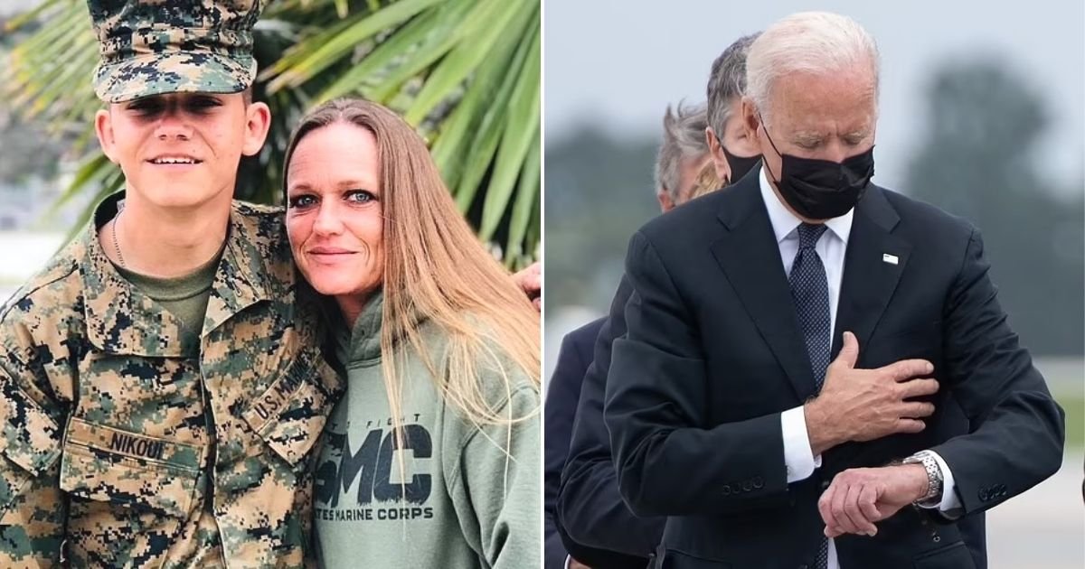 untitled design 1.jpg?resize=412,275 - Grieving Mother Of Fallen Marine Says Biden ‘Rolled His Eyes’ And Walked Away From Her After She Confronted Him