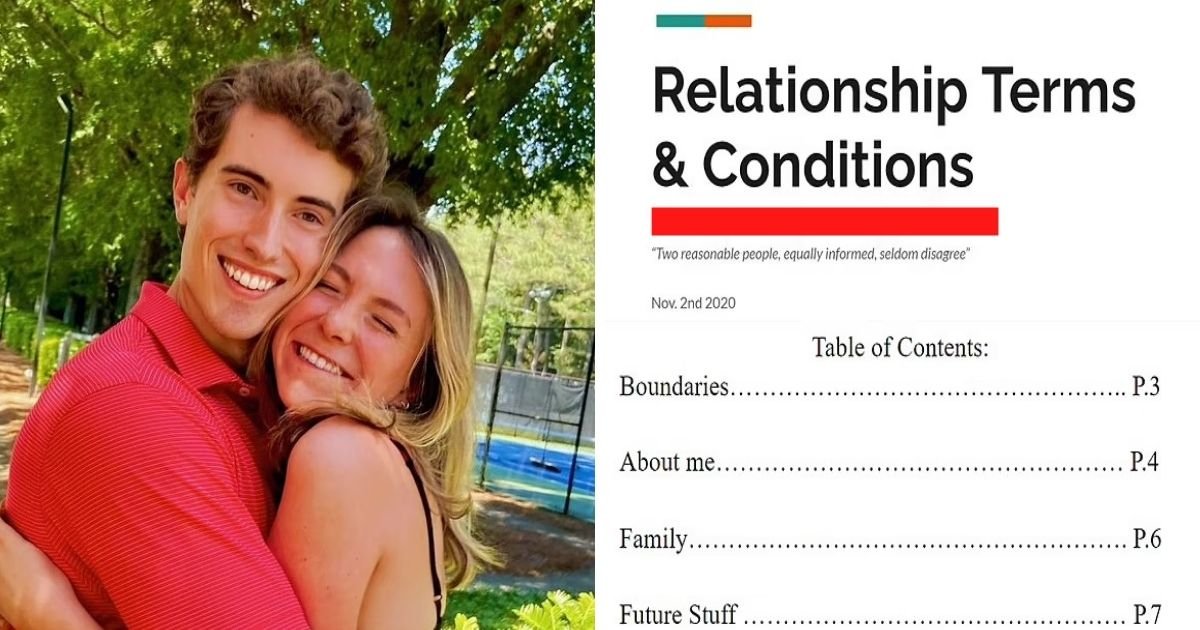 untitled design 20.jpg?resize=412,275 - Woman Writes A 17-Page Contract For Her Boyfriend As She Details Terms & Conditions Of Their Relationship