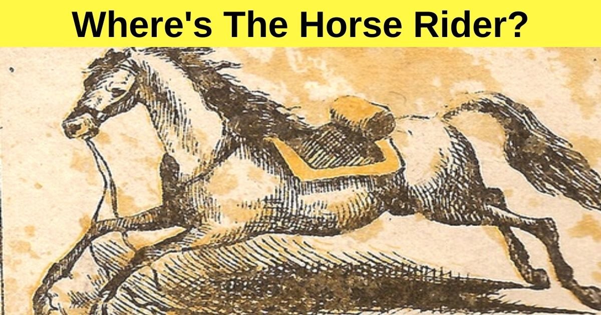 wheres the horse rider.jpg?resize=412,275 - How Fast Can You Find The Horse Rider In This Vintage Picture Puzzle?