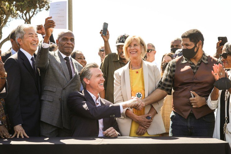 Gov. Gavin Newsom signed Senate Bill 796 which authorized the return of the land to the descendants of Willa and Charles Bruce.