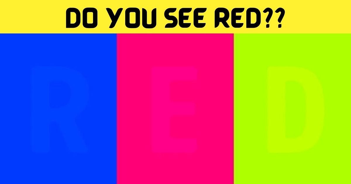 do you see red.jpg?resize=412,275 - 95% Of Viewers Couldn't See Red In This Picture! But Can You?