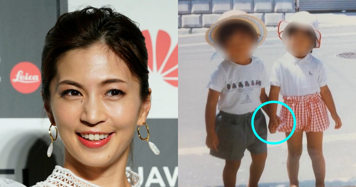 安田美沙子 双子の弟と幼少期２ショット公開に 癒される カワイイ と大反響 Hachibachi