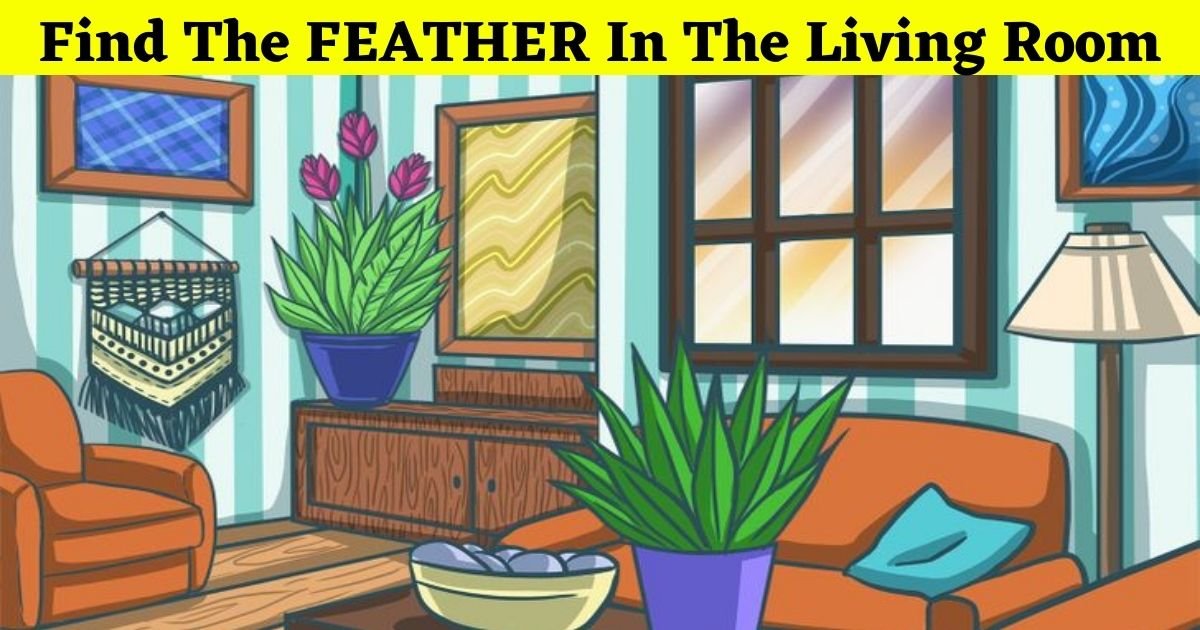 feather4.jpg?resize=1200,630 - 90% Of Viewers Can't Find The FEATHER In This Picture Of A Living Room! But Can You Spot It?