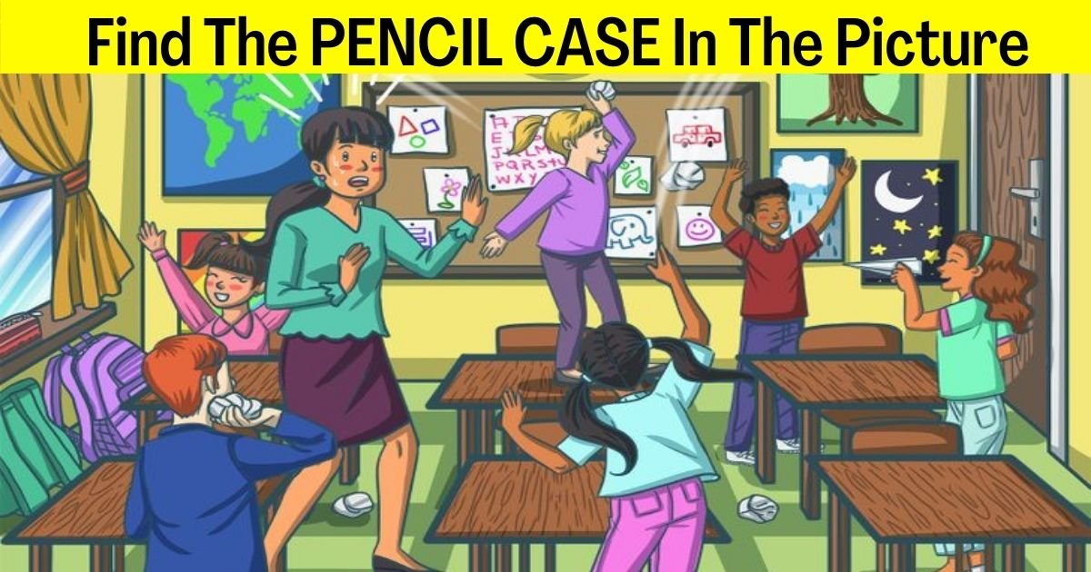 pencilcase4.jpg?resize=412,232 - 9 Out Of 10 People Can't Spot The PENCIL CASE In This Picture Of A Classroom! But Can You Find It?