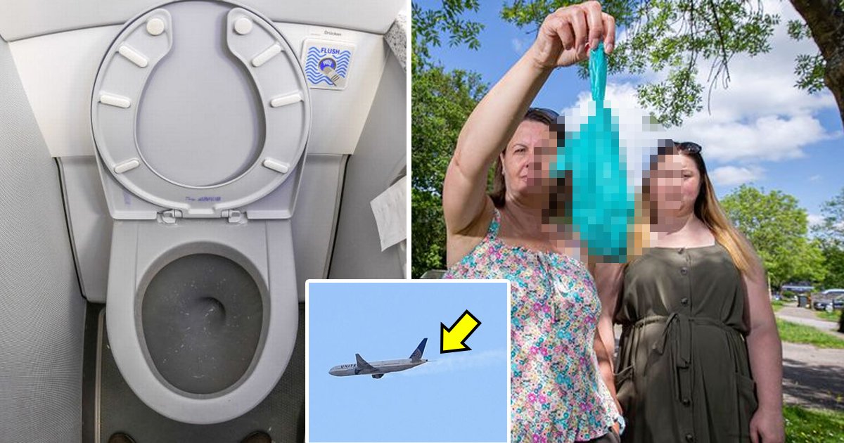 q2 5 1.jpg?resize=1200,630 - Outrage As Family 'Splattered In Unpleasant Way' After Plane DUMPS 'Human Waste' On Them