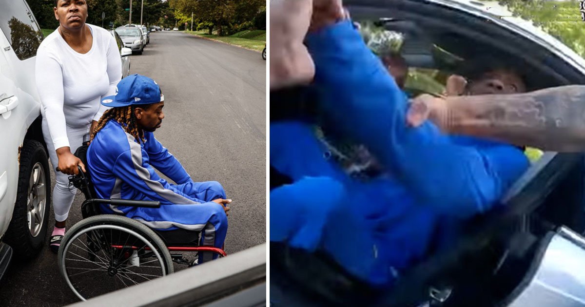 q3 3 3.jpg?resize=412,275 - "Somebody Help, I'm Paraplegic!"- Heartbreaking Video Shows Ohio Cops DRAGGING Disabled Man By His Hair