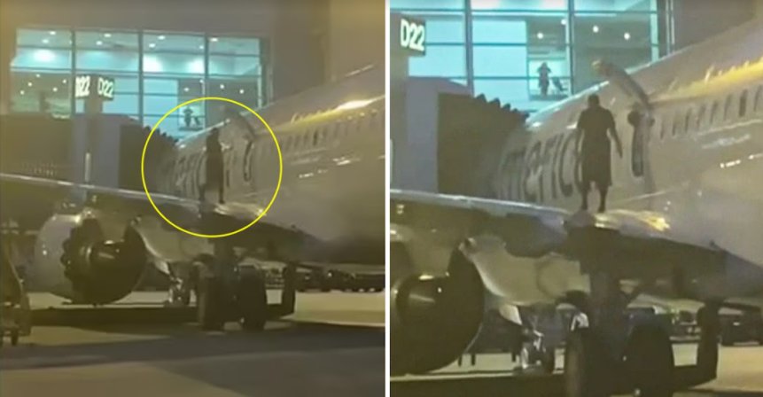 screenshot 2021 10 01 213748.png?resize=1200,630 - Unexpected Action Of A Passenger Alerted The Authorities! A Passenger Found Walking On The Wing Of A Plane