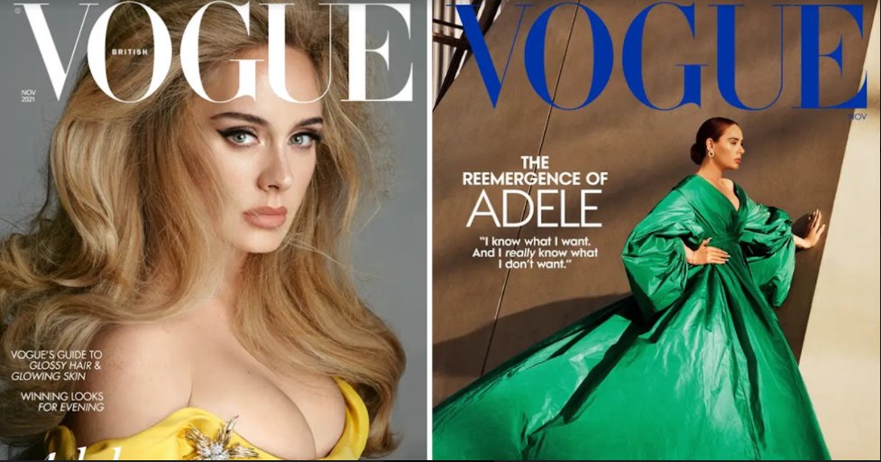 screenshot 2021 10 11 200704.png?resize=412,275 - Adele Is Making History! First Celebrity To Appear On The Covers Of Both US And British Vogue Simultaneously