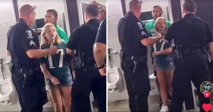 screenshot 2021 10 13 115840.png?fit=865%2C456&ssl=1&strip=all - Woman Found Inside The Men's Bathroom With A Partner! Cops Were Called To Take Her Out Of The Stadium's Men's Room