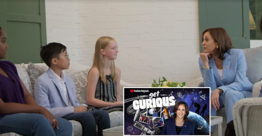 screenshot 2021 10 13 115931 1.png?fit=866%2C450&ssl=1&strip=all - Kamala Harris Faced Backlash Because Children In NASA Space Video Were ACTORS But Were Portrayed As Space Enthusiasts