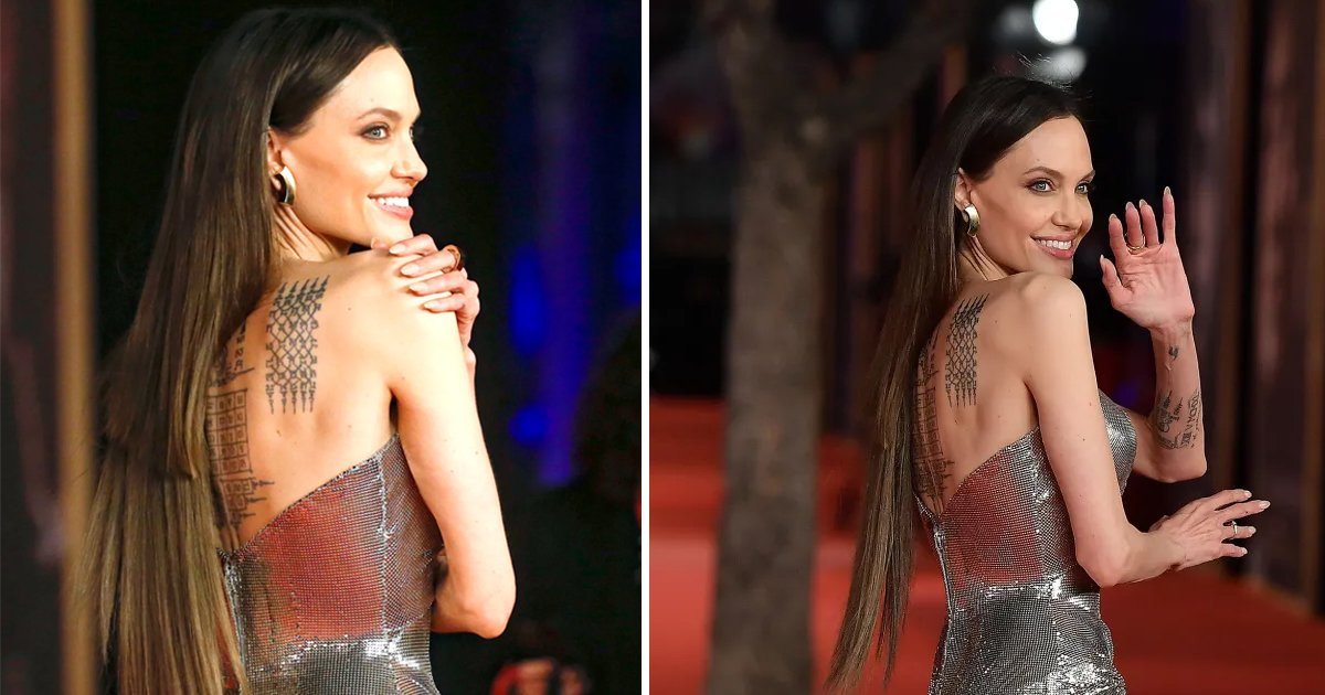 t1 1 3.jpg?resize=412,275 - Angelina Jolie's Fans Go WILD After She Suffers Hair Extensions DISASTER During Red Carpet Event