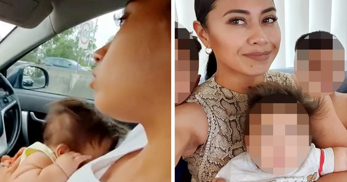 t4.jpg?resize=1200,630 - "I've Got A Hungry Infant On Board"- Mom Slammed For Breastfeeding Baby While Driving On Highway