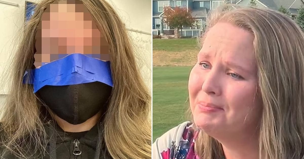 untitled design 12 1.jpg?resize=412,275 - Teachers Accused Of Taping Face Masks To Children’s Faces After Mom Shares Daughter’s Selfie On Social Media