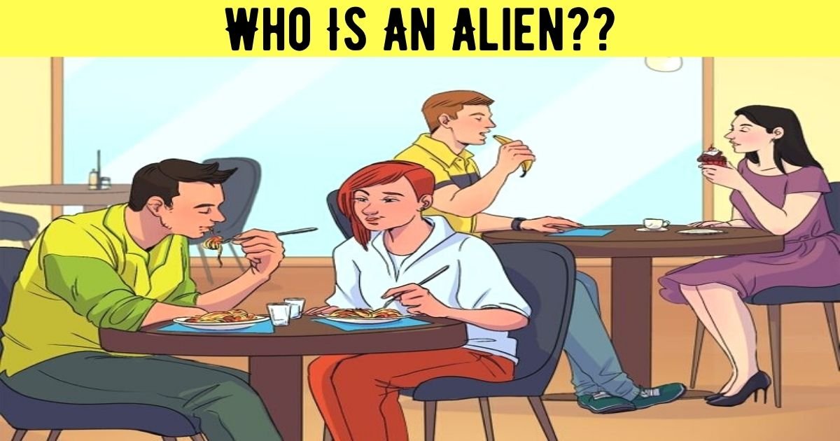 who is an alien.jpg?resize=412,232 - How Fast Can You Spot The Alien In This Picture? 90% Of People Couldn't Figure Out The Correct Answer!