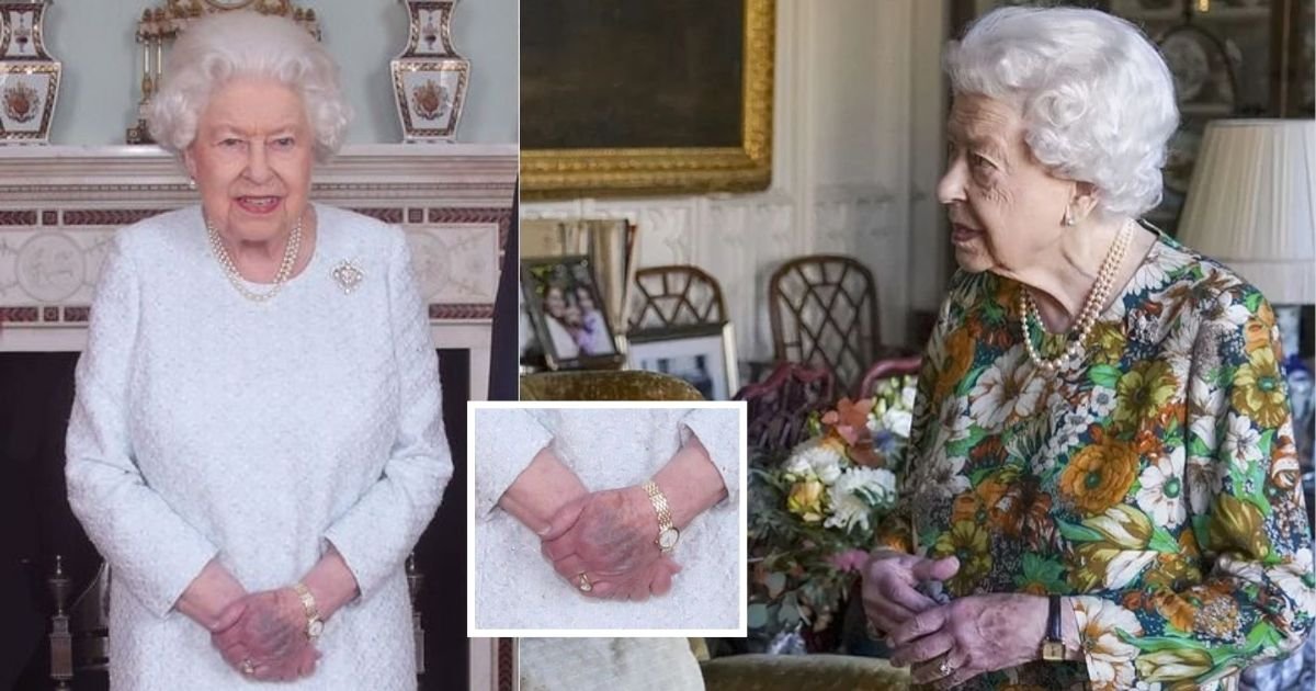 1 55.jpg?resize=1200,630 - Queen Elizabeth's Recent Photo Sparked Health Concerns As Her Hands Looked PURPLE During A Face To Face Meeting With The Chief Of The Defense Staff